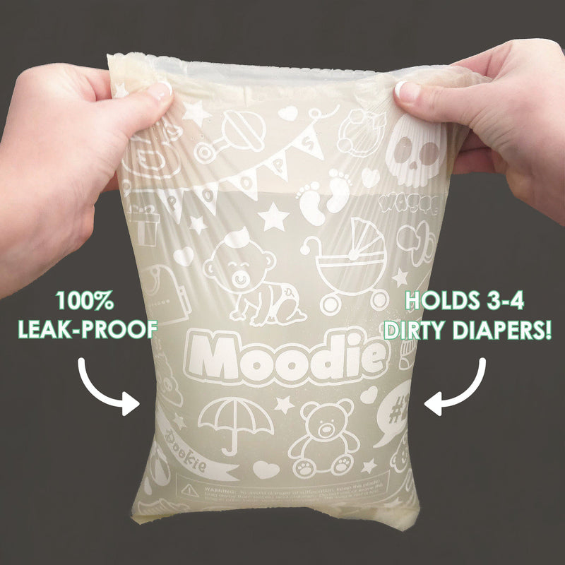 COMING SOON: 100% Biodegradeble Baby Disposable Nappy Bags | Planted Based - 6 Roll Refill Pack