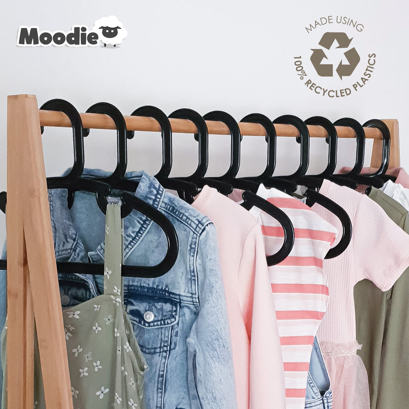 Kids Hangers Black – Moodie - Main Image
